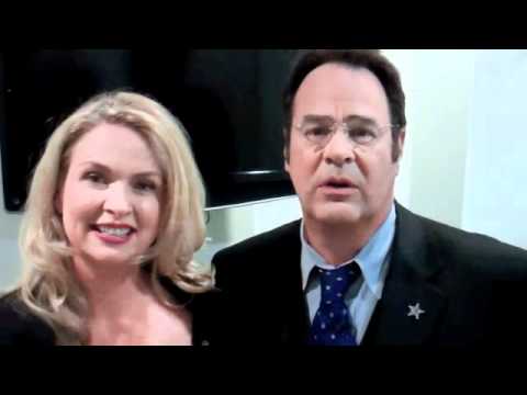 Dan Aykroyd & Donna Dixon have a special greeting ...