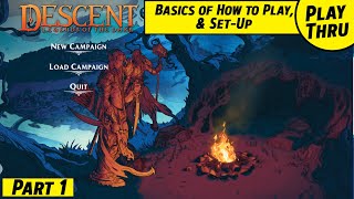 First Look at Basics of How to Play, Set-Up and Starting an Adventure in DESCENT Legends of the Dark screenshot 4