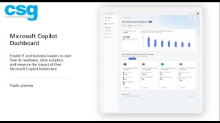 Copilot Dashboard with CSG