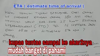 How to find | calculate ship ETA | time difference,