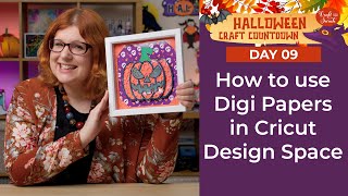 How to use Digital Papers and Pattern Fills in Design Space 🦇 HCC Day 09