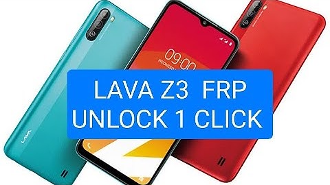 LAVA Z3 (LZG403) FRP UNLOCK 1 Click umt tool = 27/1/2024