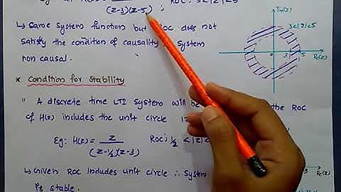 EC202 Signals and Systems_Mod 6_Condition for Causality and Stability of systems