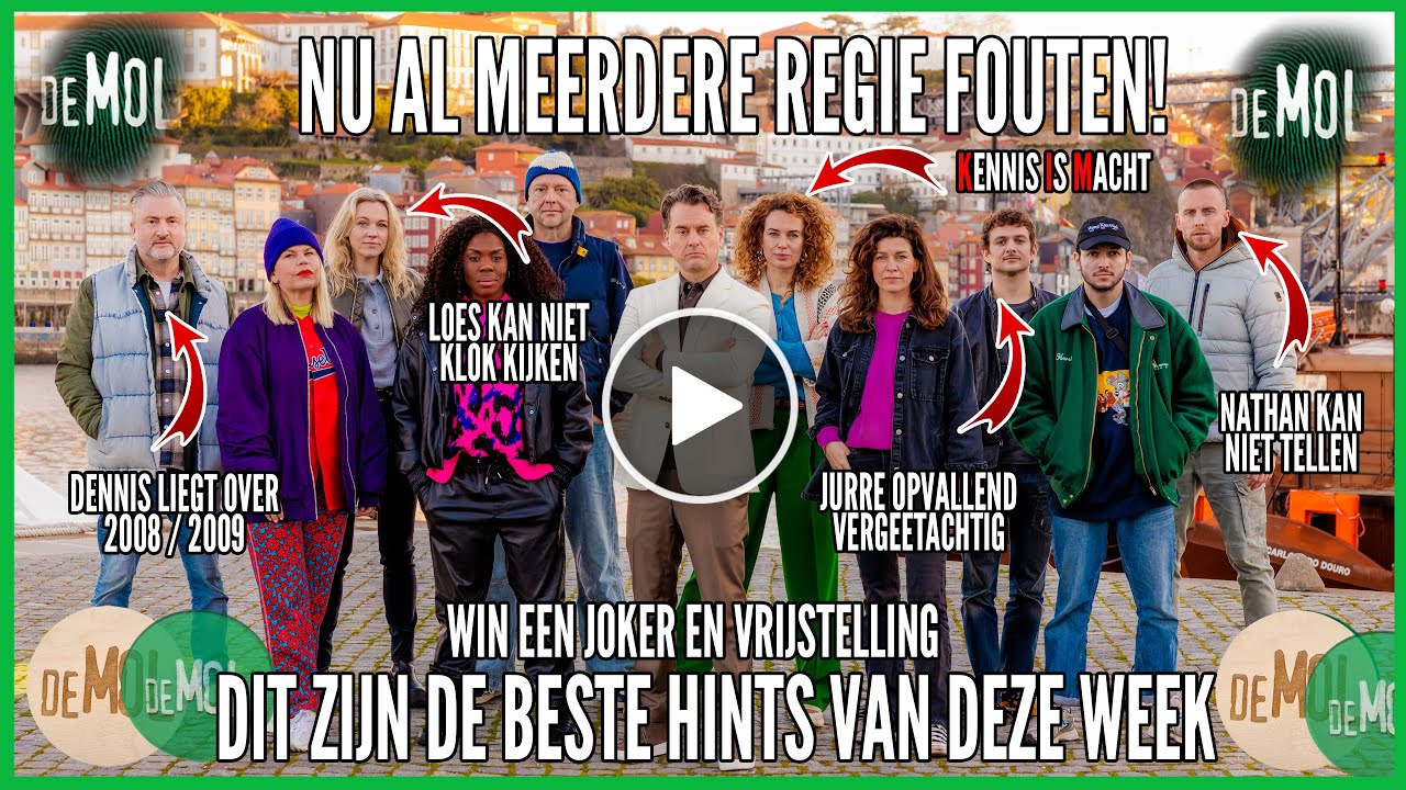 MEERDERE REGIEFOUTEN & AFVALLER BEKENT HOE ZE DE TEST INVULDE IN WIE IS DE MOL AFLEVERING 1 - 