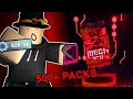 Opening 500 mech packs in death ball 3x luck