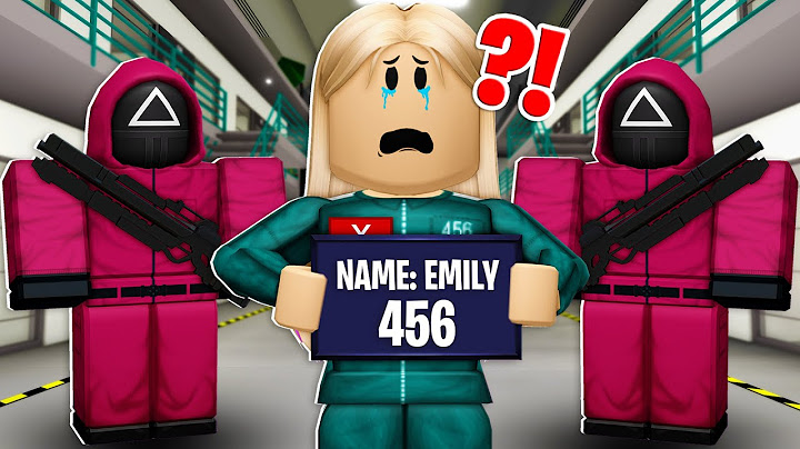 EMILY wird VERHAFTET in Roblox SQUID GAME!