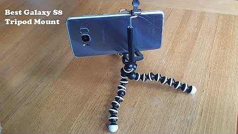Best Tripod Mount For Galaxy S8 / Galaxy S8 Plus - Fliptroniks.com