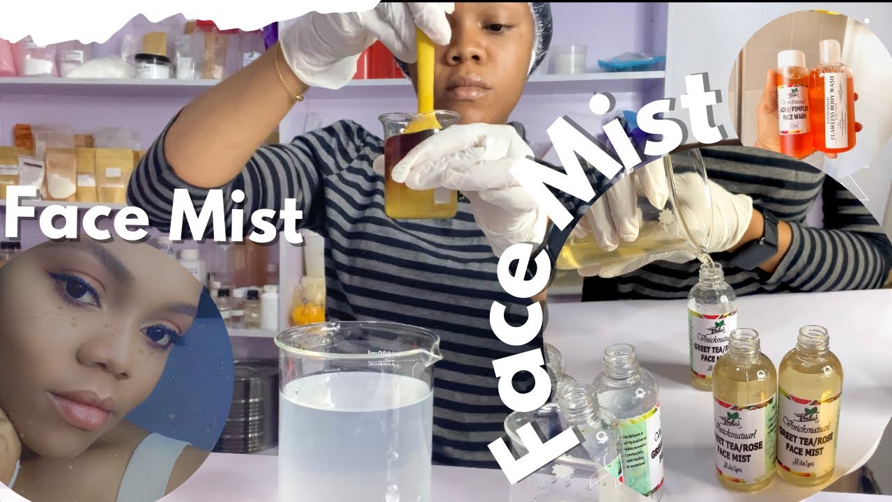 How to make setting face mist at home ( skincare products Training  ) ENTREPRENEUR VLOG