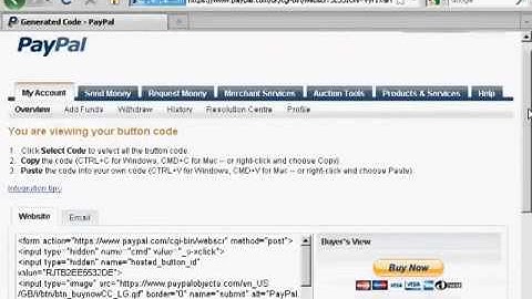 How To Add Paypal Order Buttons To Your Website | HostGator $0.01/month Coupon: WEBSPACE1CENT
