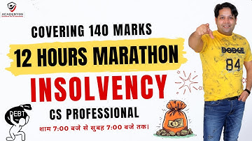 INSOLVENCY MARATHON CS PROFESSIONAL | 100% COVERAGE OF ICSI MODULE | INSOLVENCY MARATHON