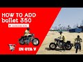 Bullet 350 | GTA OFFLINE MODE |CHAMPIONUVI #gta #gtamods #gtav #gaming