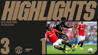 HIGHLIGHTS | Manchester United vs Arsenal (3-1) | Our winning run comes to an end