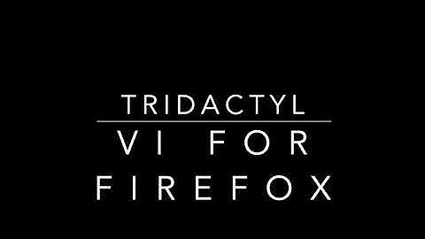 The demo of Tridactyl and Vimac for Vim user