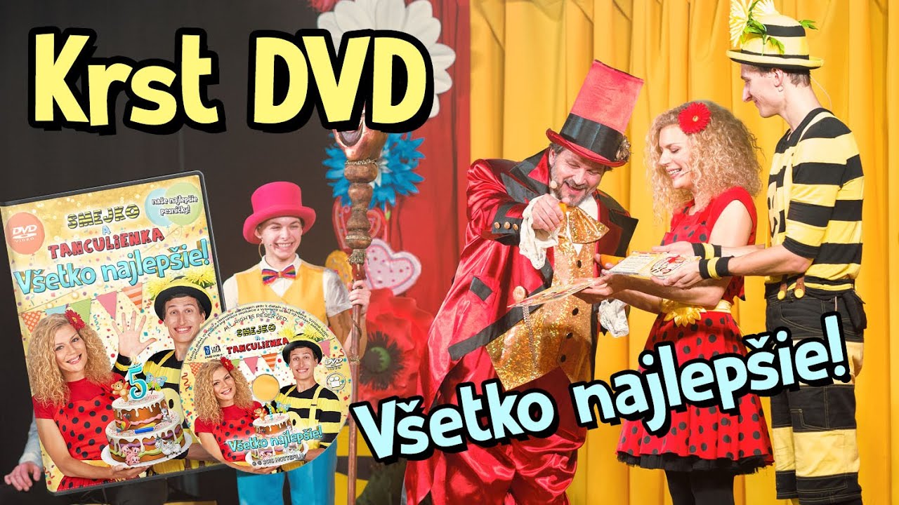Smejko a Tanculienka - Krst DVD Všetko najlepšie!