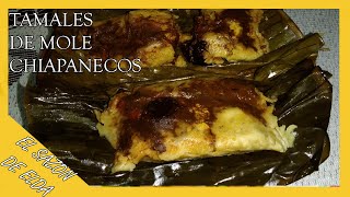 Tamales Chiapanecos de Mole especial |Con pollo|