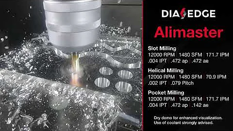 DIAEDGE Alimaster for High-Efficiency Machining of Aluminum Alloys