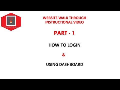 TINA IELTS ONLINE,  WEBSITE ACCESS INSTRUCTIONS, HOW TO LOGIN AND KNOW YOUR DASHBOARD