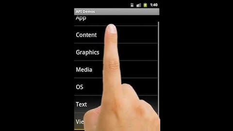 Android Overscroll: What? Android Demo 1