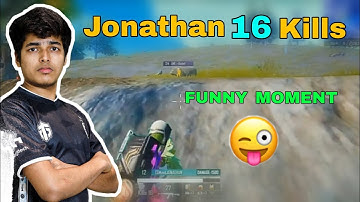 Jonathan Funny Moment PMIS ! Jonathan 16 kills in One Match ! Jonathan Joker Emote 😂 ~ Viral Kenan_