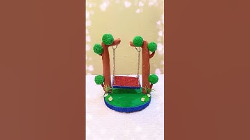 Diy Krishna ji jhula 🦚 Krishna ji jhula making ideas 🙏 Jai shree Krishna #shots #short