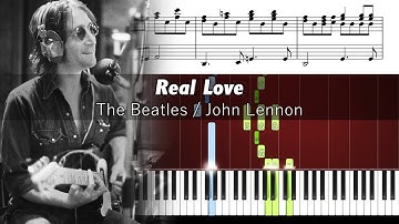 Thumbnail of The Beatles - Real Love - Accurate Piano Tutorial with Sheet Music