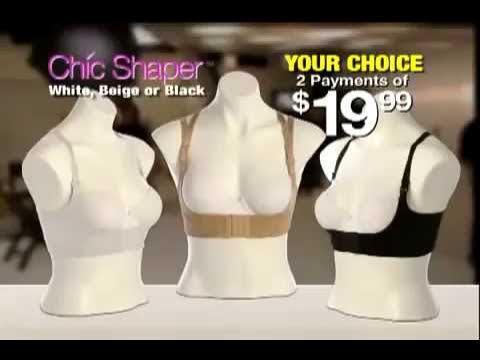 As Seen On TV Chic Shaper Perfect Posture - White- Extra Large