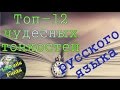 Топ-12 чудесных тонкостей русского языка!