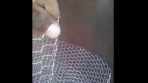 Como colocar uma tela no viveiro?