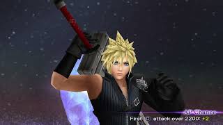 Dissidia 012 Final Fantasy - Arcade Mode: Time Attack (Crystal Course) with Cloud