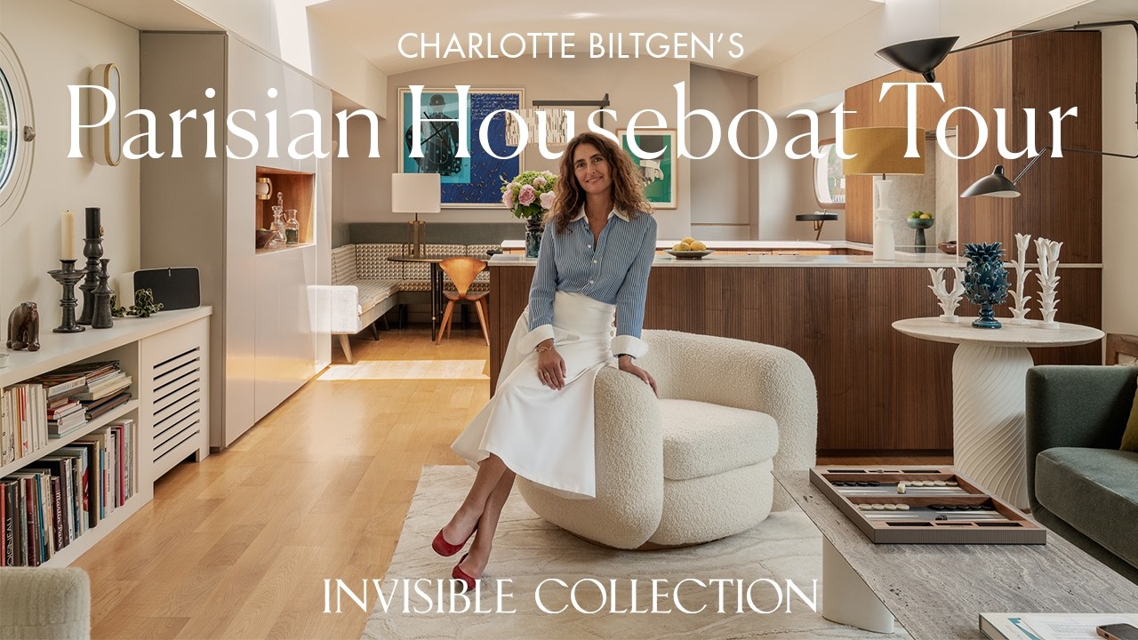 A Home On The Seine: Inside The Houseboat of French Designer Charlotte Biltgen
