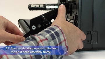 SATO S84-ex & S86-ex - Printhead Assembly Removal Process