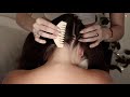 ASMR | Scalp, Nape & Hairline Attention (Brushing, Jade Comb, Parting, Whisper, Real Person ASMR)