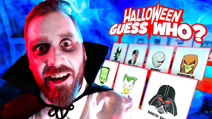 GIANT GUESS WHO Board Game! (Halloween Villains Edition) KIDCITY