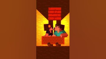 Steve meets jenny | Minecraft animation short #shorts #youtubshorts #gaming animation short video