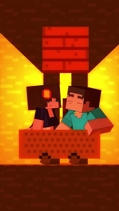 Steve meets jenny | Minecraft animation short #shorts #youtubshorts #gaming animation short video
