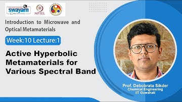 Lec 46: Active Hyperbolic Metamaterials for Various Spectral Band