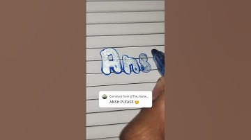 comment your name I am waiting #ansh #thependream #calligraphy