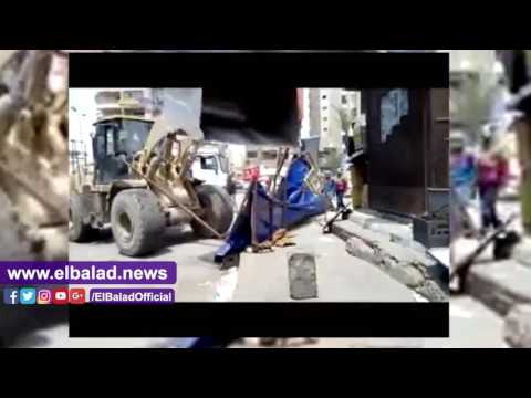 صدى البلد حملة لتطهير الحي العاشر بمدينة نصر من الإشغالات