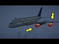 Airplane Emergency Landing in GTA 5 (Plane Engine Failure and Crash in Foggy Weather)