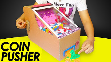 Cardboard Coin Pusher | Fun Arcade / Desktop Game