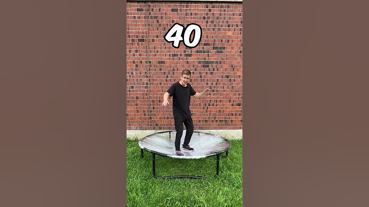 Plastic Wrap Trampoline? 🤔