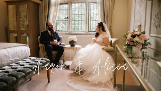 Aaron & Alicia's wedding at Moxhull Hall, Sutton Coldfield