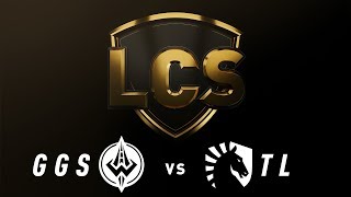 GGS vs. TL - Week 4 Day 1 | LCS Spring Split | Golden Guardians vs. Team Liquid  (2019)
