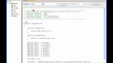 Time Series Prediction Quicktour with GeneXproTools