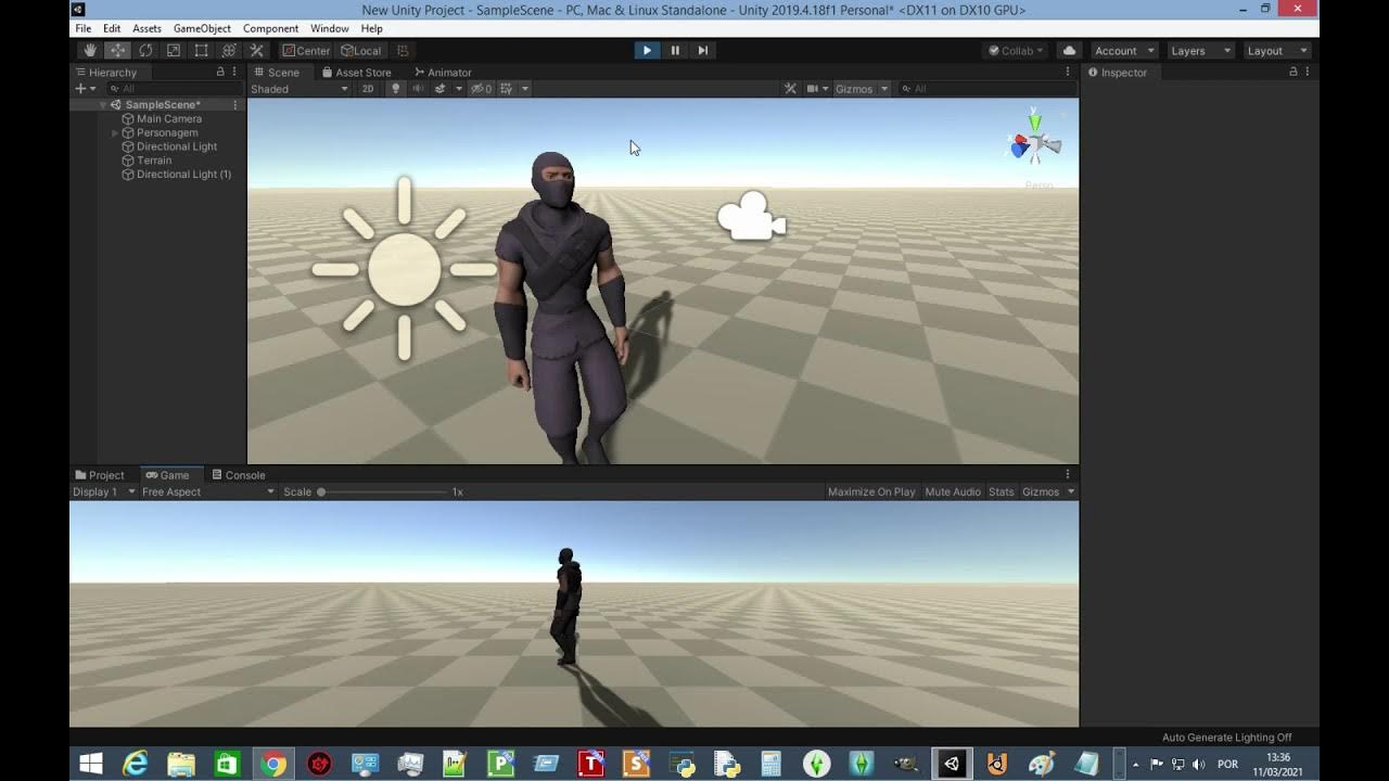 Movimentando Personagem Via Script Unity Part 2 - YouTube