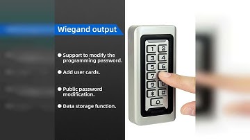 Review: Retekess T-AC03 Security Access Control Keypad,RFID Keypad,Door Access Control,Stand-A...