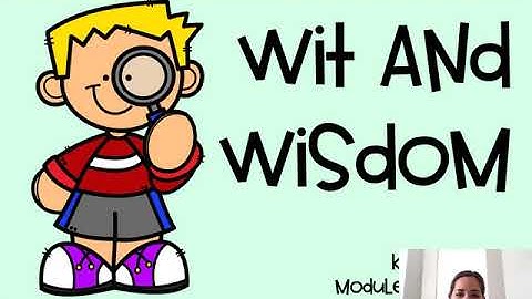 Wit & Wisdom Kindergarten: M1 Lesson 12