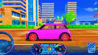 Taxi Sim 2020 | Driving Mini Cooper in City Drive 🚖💥 Car Games Android iOS and mobile Gameplay screenshot 5