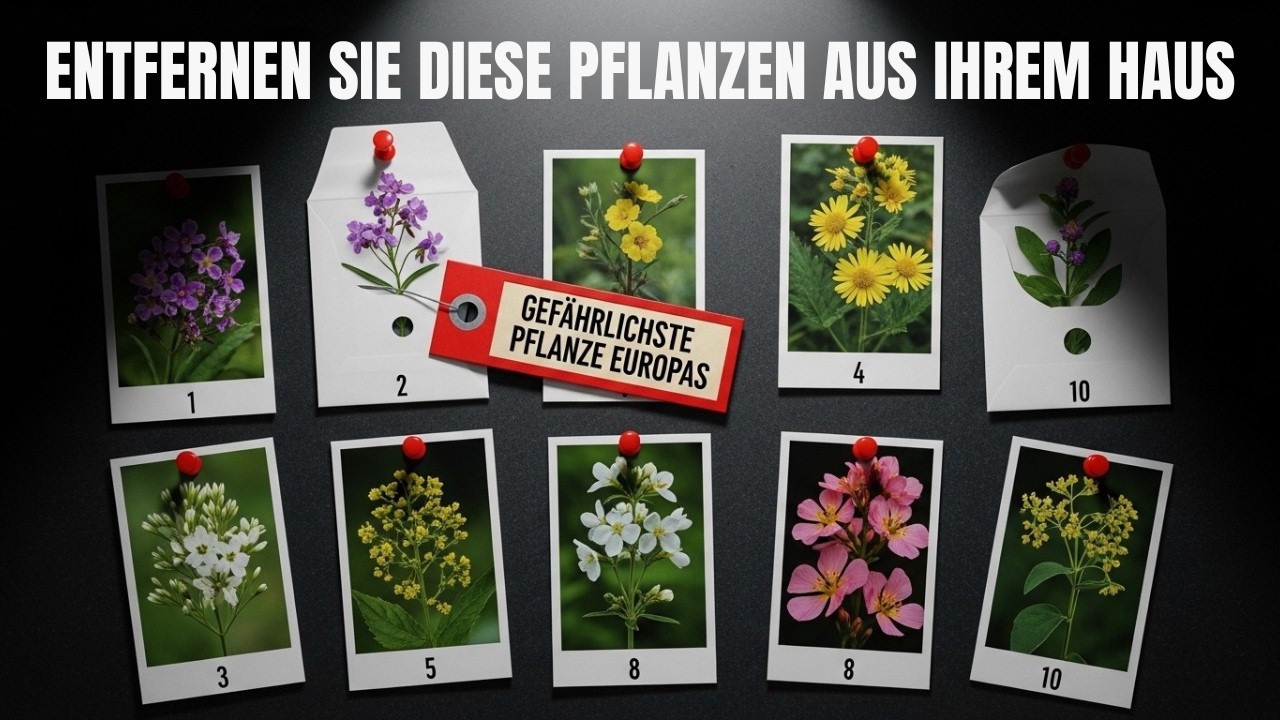 Diese 10 Gartenpflanzen sind LEBENSGEFÄHRLICH – Sofort entfernen! Viele Deutsche haben