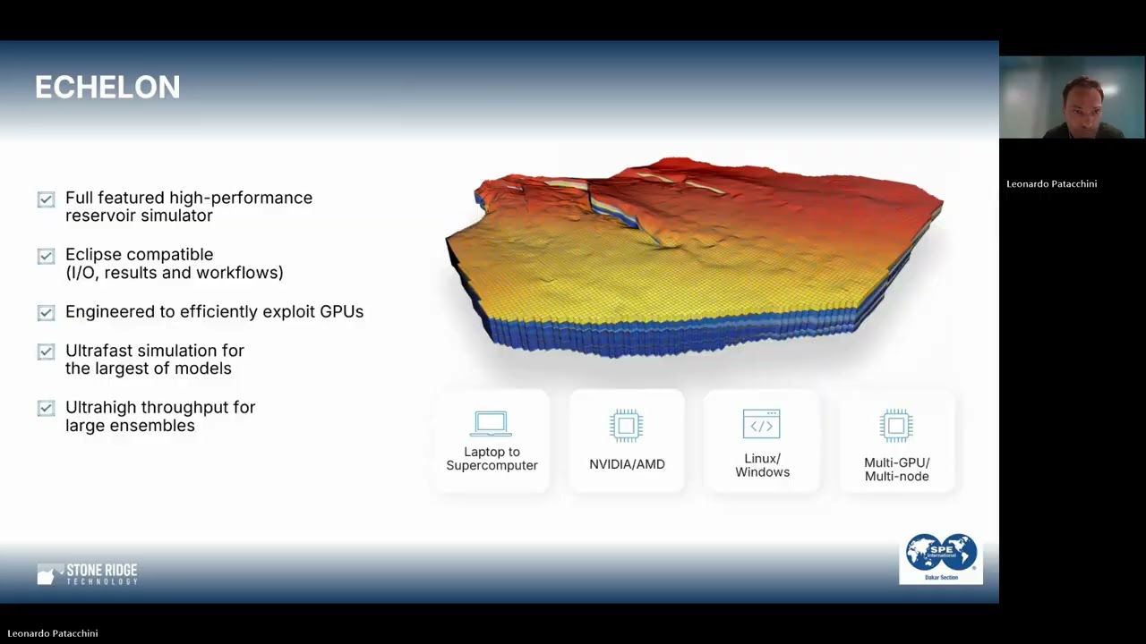 SPE Dakar and Stone Ridge Technology Webinar: High Performance Asset Modeling